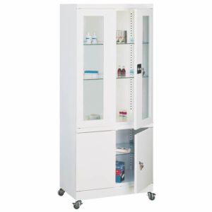 Medical lockers and cabinets